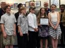 ARRL award was given at the May 2016 Aiken County SC School Board meeting.